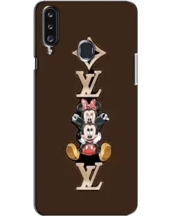 Чехол для Samsung Galaxy A20s (A207) с картинкой «LV и Микки Маус»