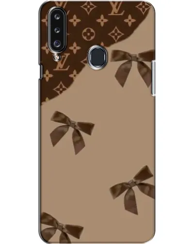 Чехол для Samsung Galaxy A20s (A207) с картинкой «LV — кофейный атлас»