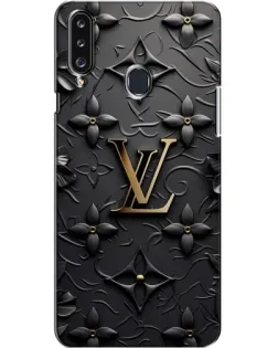 Чехол для Samsung Galaxy A20s (A207) с картинкой «Кожаная текстура LV»