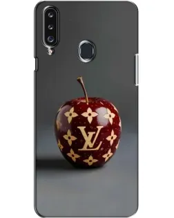 Чехол для Samsung Galaxy A20s (A207) с картинкой «Красное яблоко LV»
