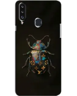 Чехол для Samsung Galaxy A20s (A207) с картинкой «LV — мраморный принт»