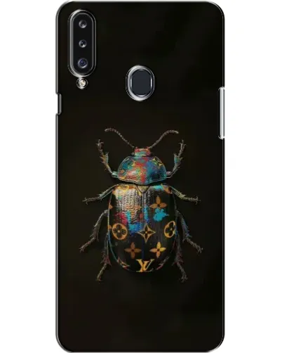 Чехол для Samsung Galaxy A20s (A207) с картинкой «LV — мраморный принт»