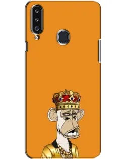 Чехол для Samsung Galaxy A20s (A207) с картинкой «Золотая обезьяна Bored Ape»