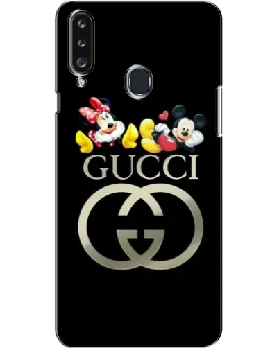 Чехол для Samsung Galaxy A20s (A207) с картинкой «Gucci — герои Disney»