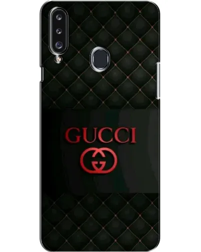 Чехол для Samsung Galaxy A20s (A207) с картинкой «Gucci — стеганый черный»