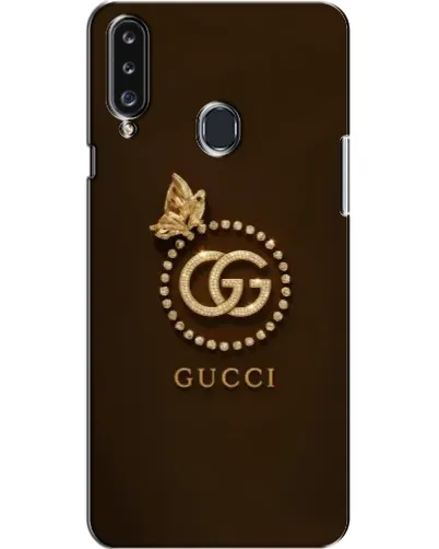 Чехол для Samsung Galaxy A20s (A207) с картинкой «Gucci — золотая бабочка»