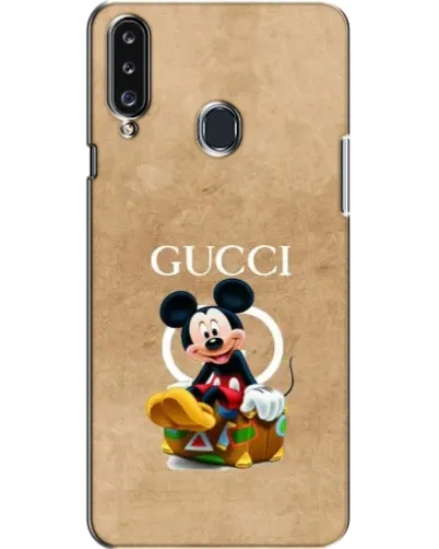 Чехол для Samsung Galaxy A20s (A207) с картинкой «Микки Маус Gucci — крафт»