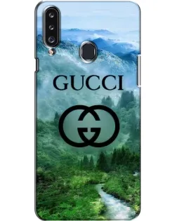Чехол для Samsung Galaxy A20s (A207) с картинкой «Gucci — горный пейзаж»