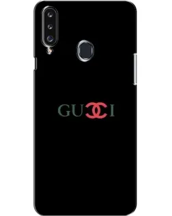 Чехол для Samsung Galaxy A20s (A207) с картинкой «Gucci — красный градиент»