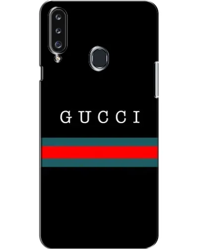 Чехол для Samsung Galaxy A20s (A207) с картинкой «Gucci — красный пояс»