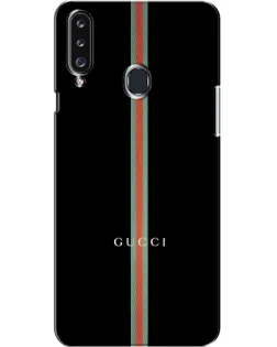 Чехол для Samsung Galaxy A20s (A207) с картинкой «Gucci — строгая линия»