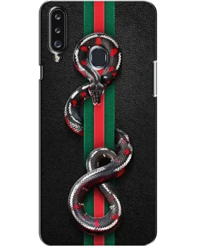 Чехол для Samsung Galaxy A20s (A207) с картинкой «Gucci — змея на полосе» Чехол для Samsung Galaxy A20s (A207) с картинкой «Gucci — змея на полосе»
