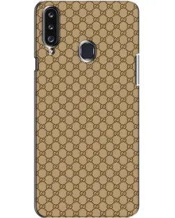 Чехол для Samsung Galaxy A20s (A207) с картинкой «Gucci — классический беж»