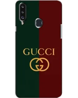 Чехол для Samsung Galaxy A20s (A207) с картинкой «Gucci — темно-зеленый градиент»