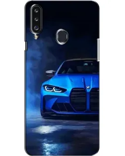 Чохол для Samsung Galaxy A20s (A207) з картинкою «Блакитна BMW M4»