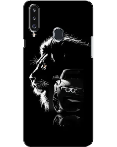 Чохол для Samsung Galaxy A20s (A207) з картинкою «BMW та лев» Чохол для Samsung Galaxy A20s (A207) з картинкою «BMW та лев»