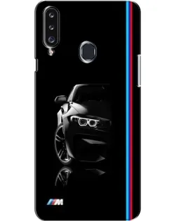 Чохол для Samsung Galaxy A20s (A207) з картинкою «Силует BMW в темряві»