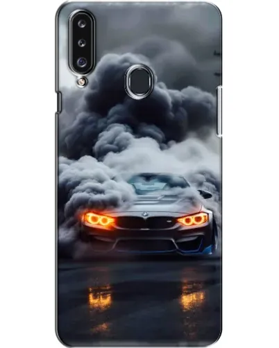 Чохол для Samsung Galaxy A20s (A207) з картинкою «BMW у диму» Чохол для Samsung Galaxy A20s (A207) з картинкою «BMW у диму»