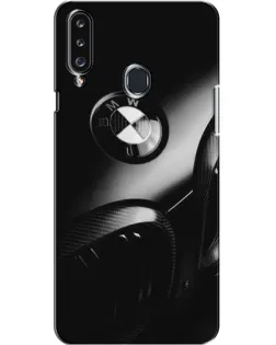 Чохол для Samsung Galaxy A20s (A207) з картинкою «Емблема BMW — макро»