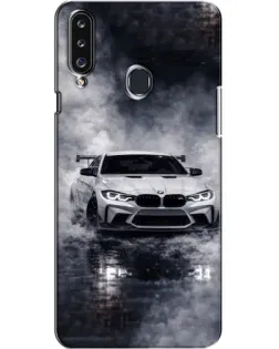 Чохол для Samsung Galaxy A20s (A207) з картинкою «BMW крізь туман»