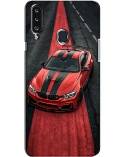 Чохол для Samsung Galaxy A20s (A207) з картинкою «BMW на червоній доріжці»