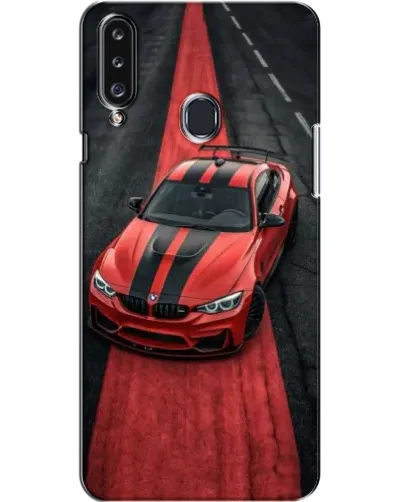 Чохол для Samsung Galaxy A20s (A207) з картинкою «BMW на червоній доріжці» Чохол для Samsung Galaxy A20s (A207) з картинкою «BMW на червоній доріжці»