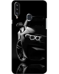Чехол для Samsung Galaxy A20s (A207) с картинкой «Черная BMW — профиль» Чехол для Samsung Galaxy A20s (A207) с картинкой «Черная BMW — профиль»