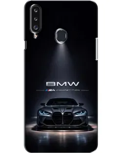 Чехол для Samsung Galaxy A20s (A207) с картинкой «BMW сквозь ночной город» Чехол для Samsung Galaxy A20s (A207) с картинкой «BMW сквозь ночной город»
