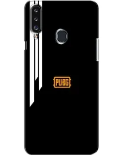 Чехол для Samsung Galaxy A20s (A207) с картинкой «PUBG — вертикальные линии» Чехол для Samsung Galaxy A20s (A207) с картинкой «PUBG — вертикальные линии»