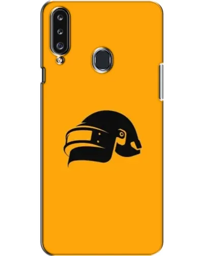 Чехол для Samsung Galaxy A20s (A207) с картинкой «PUBG — золотой шлем» Чехол для Samsung Galaxy A20s (A207) с картинкой «PUBG — золотой шлем»