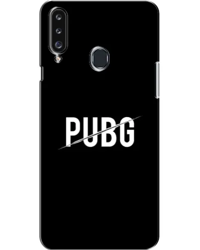 Чехол для Samsung Galaxy A20s (A207) с картинкой «PUBG — белый логотип» Чехол для Samsung Galaxy A20s (A207) с картинкой «PUBG — белый логотип»