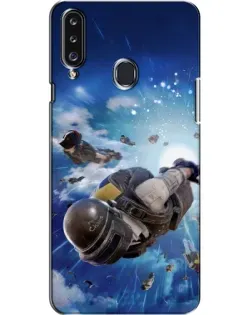 Чехол для Samsung Galaxy A20s (A207) с картинкой «Десант PUBG — прыжок» Чехол для Samsung Galaxy A20s (A207) с картинкой «Десант PUBG — прыжок»