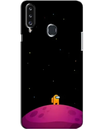 Чехол для Samsung Galaxy A20s (A207) с картинкой «Одинокий герой на планете»