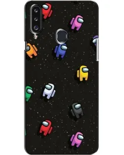 Чохол для Samsung Galaxy A20s (A207) з картинкою «Космічний патерн Among Us» Чохол для Samsung Galaxy A20s (A207) з картинкою «Космічний патерн Among Us»