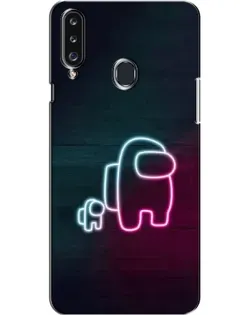 Чохол для Samsung Galaxy A20s (A207) з картинкою «Among Us неон-арт» Чохол для Samsung Galaxy A20s (A207) з картинкою «Among Us неон-арт»