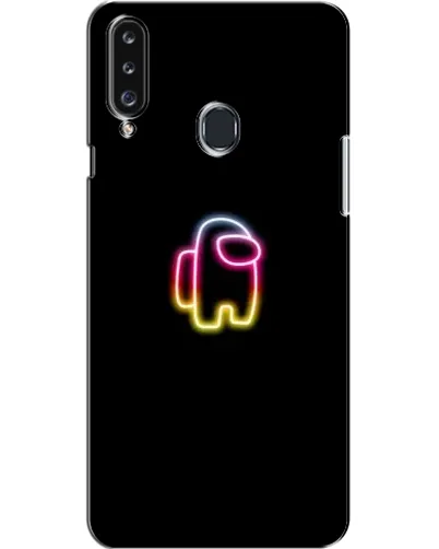 Чехол для Samsung Galaxy A20s (A207) с картинкой «Among Us градиент»