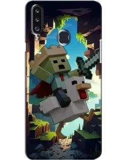 Чехол для Samsung Galaxy A20s (A207) с картинкой «Стив и гусь»