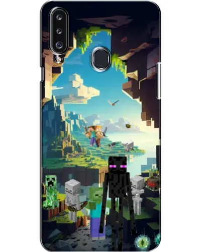 Чехол для Samsung Galaxy A20s (A207) с картинкой «Эндермен в лесу» Чехол для Samsung Galaxy A20s (A207) с картинкой «Эндермен в лесу»