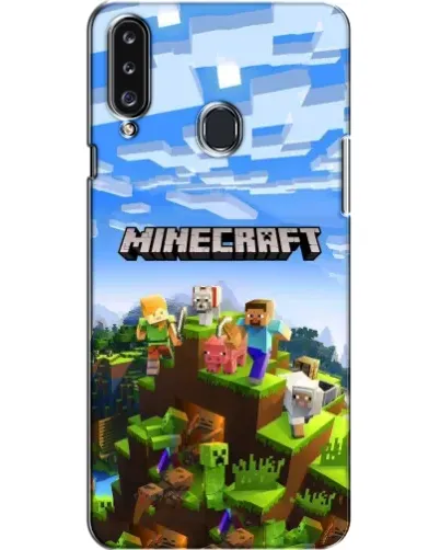 Чехол для Samsung Galaxy A20s (A207) с картинкой «Minecraft классический мир» Чехол для Samsung Galaxy A20s (A207) с картинкой «Minecraft классический мир»