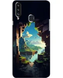 Чехол для Samsung Galaxy A20s (A207) с картинкой «Вид из пещеры»