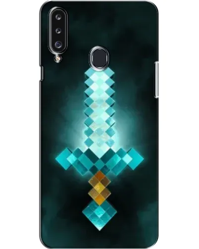 Чехол для Samsung Galaxy A20s (A207) с картинкой «Алмазный меч неон» Чехол для Samsung Galaxy A20s (A207) с картинкой «Алмазный меч неон»