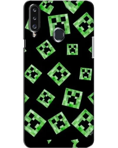Чехол для Samsung Galaxy A20s (A207) с картинкой «Паттерн с криперами» Чехол для Samsung Galaxy A20s (A207) с картинкой «Паттерн с криперами»