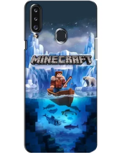Чехол для Samsung Galaxy A20s (A207) с картинкой «Minecraft ледяной мир» Чехол для Samsung Galaxy A20s (A207) с картинкой «Minecraft ледяной мир»