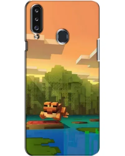 Чехол для Samsung Galaxy A20s (A207) с картинкой «Майнкрафт закат солнца» Чехол для Samsung Galaxy A20s (A207) с картинкой «Майнкрафт закат солнца»