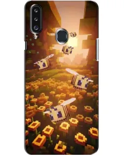 Чехол для Samsung Galaxy A20s (A207) с картинкой «Поле подсолнухов»