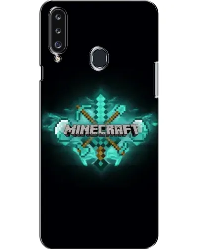 Чехол для Samsung Galaxy A20s (A207) с картинкой «Minecraft Diamond лого» Чехол для Samsung Galaxy A20s (A207) с картинкой «Minecraft Diamond лого»