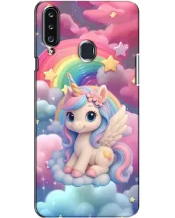 Чехол для Samsung Galaxy A20s (A207) с картинкой «Маленький единорог»