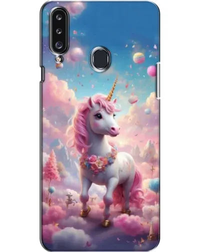 Чехол для Samsung Galaxy A20s (A207) с картинкой «Единорог среди облаков» Чехол для Samsung Galaxy A20s (A207) с картинкой «Единорог среди облаков»