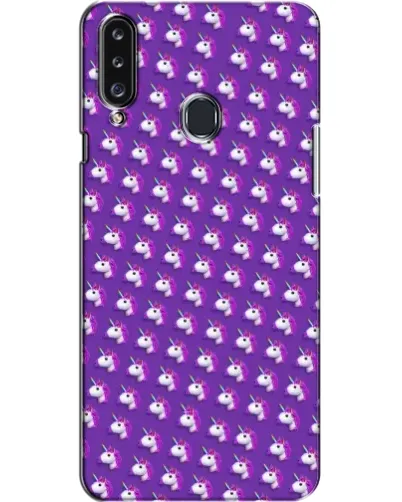 Чехол для Samsung Galaxy A20s (A207) с картинкой «Единороги на фиолетовом» Чехол для Samsung Galaxy A20s (A207) с картинкой «Единороги на фиолетовом»