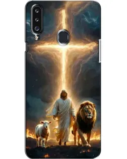 Чехол для Samsung Galaxy A20s (A207) с картинкой «Лев Иуды и Свет»